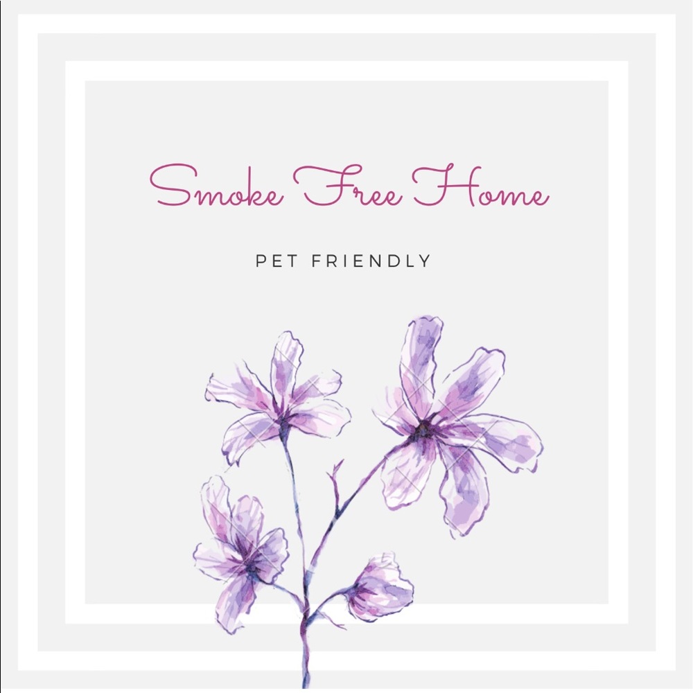 Pet friendly clean home